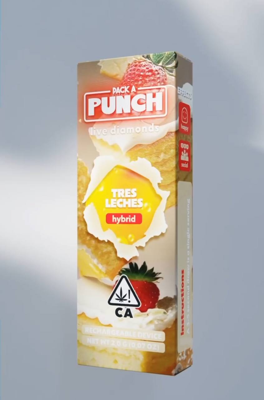 Pack a Punch Tres Leches Disposable