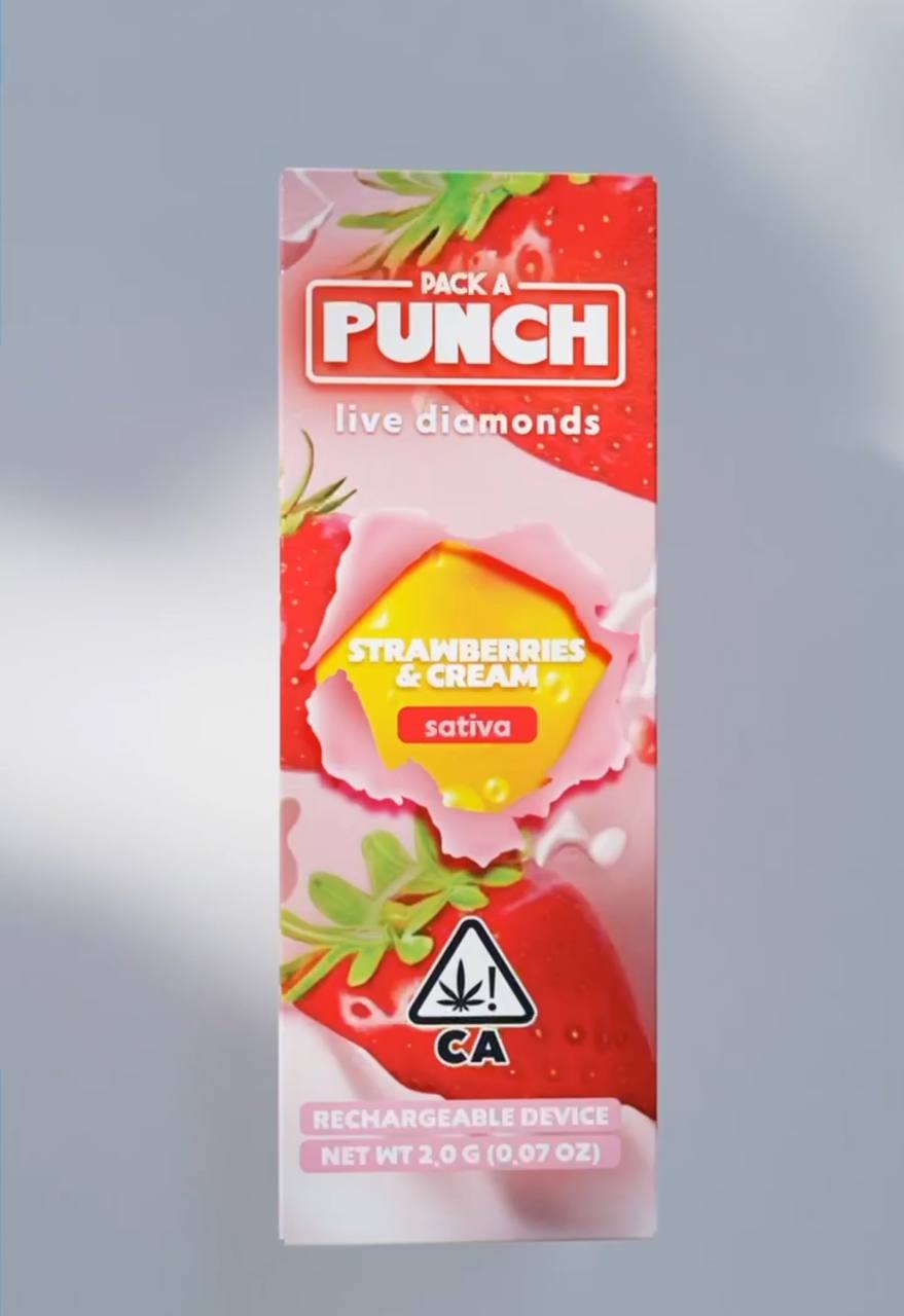 Pack a Punch Strawberries & Cream